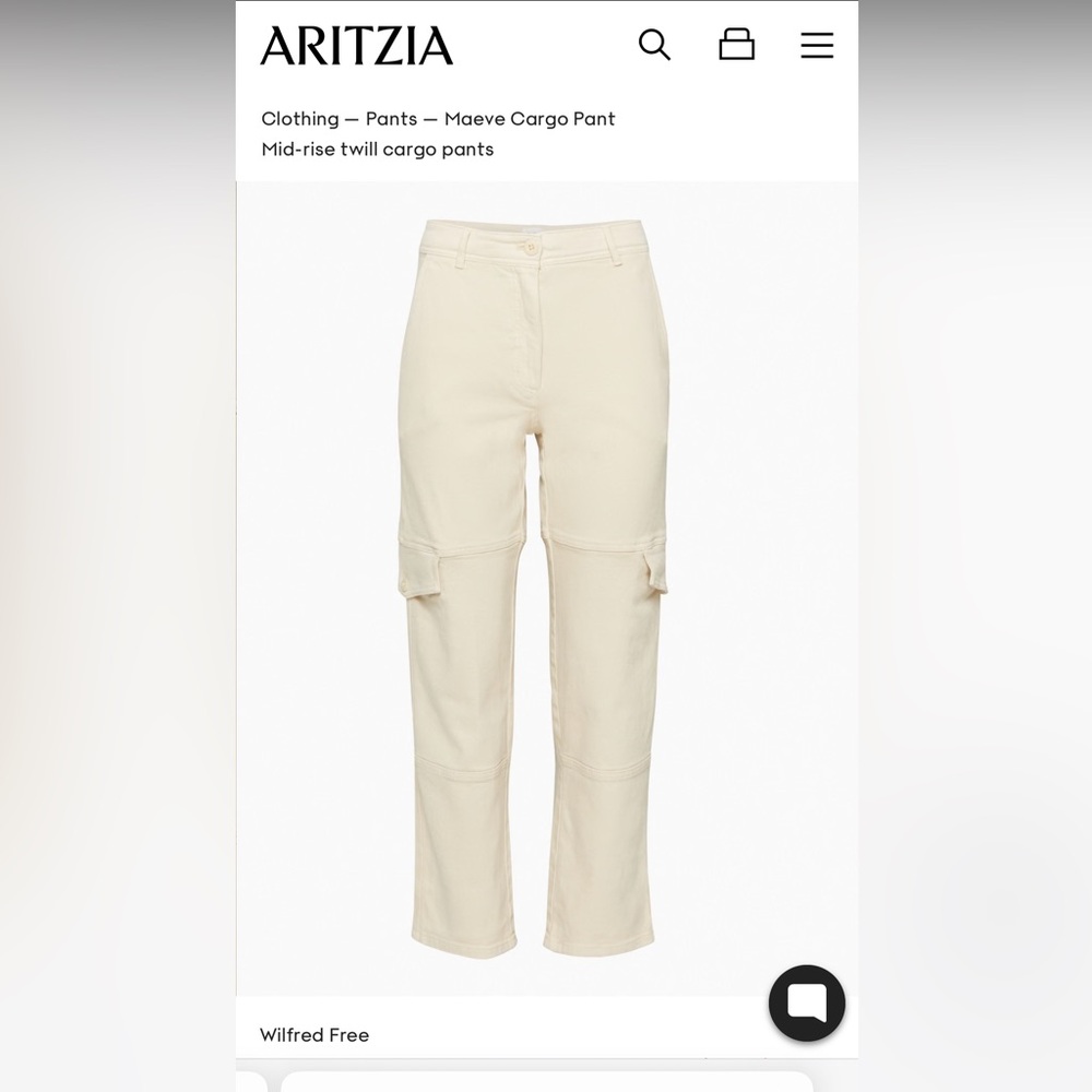 Aritzia Wilfred Free Cargo Pants